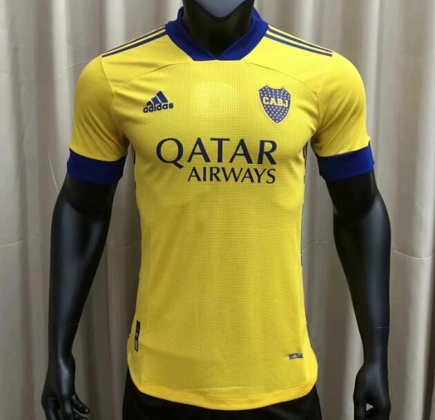 Player Version Boca Juniors Football Kit Third Soccer Jersey 2020/21